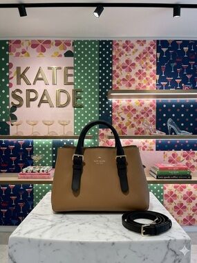 Kate Spade Cove Street Provence Satchel - Dune / Black